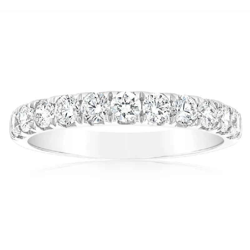 Luminesce Lab Grown Diamond 1 Carat Eternity Ring in 9ct White Gold