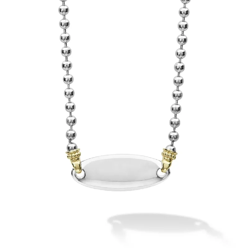 Beloved Oval Plate Necklace