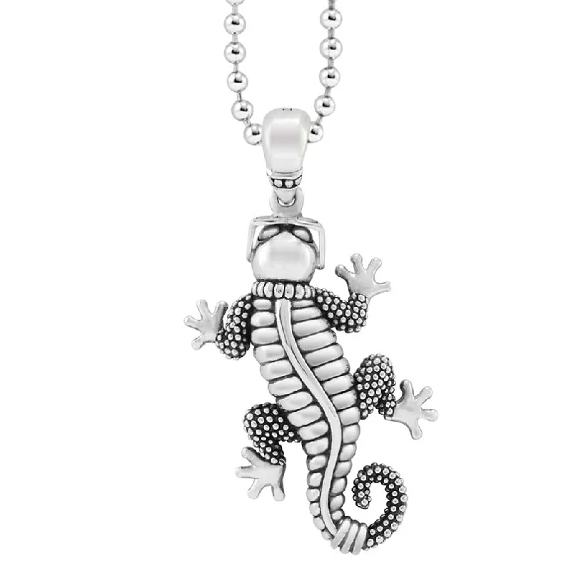 Rare Wonders Gecko Pendant Necklace