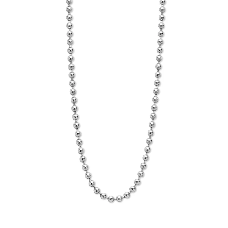 Signature Caviar Two-Tone Beaded Toggle Necklace