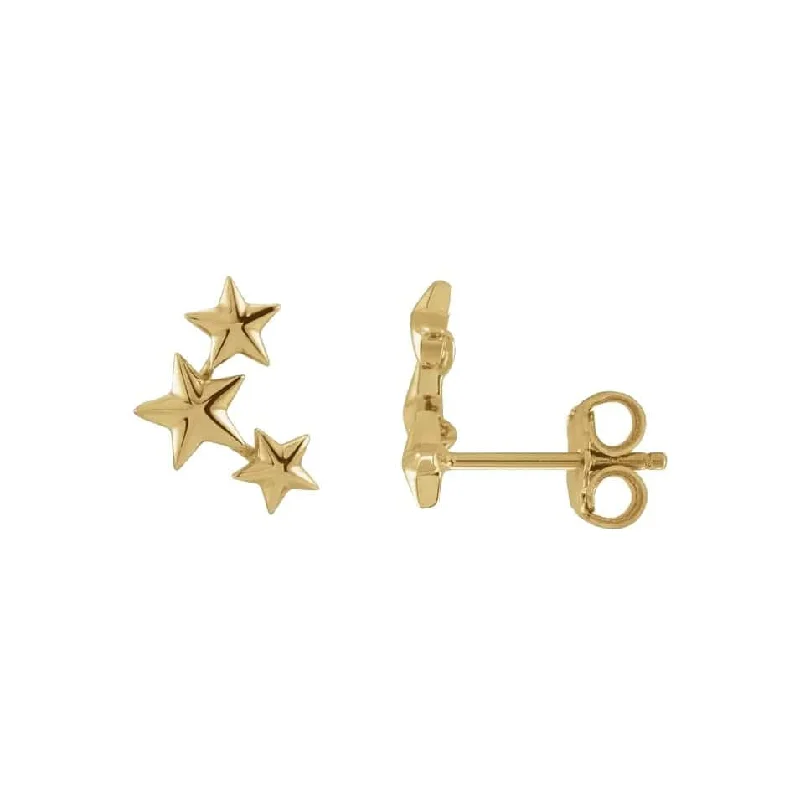 3-Star Climber Earrings