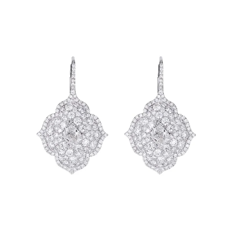 Pacha on Wire Earrings in Diamond