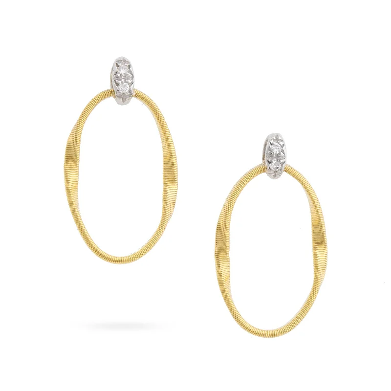 Marrakech Onde Diamond Link Earrings