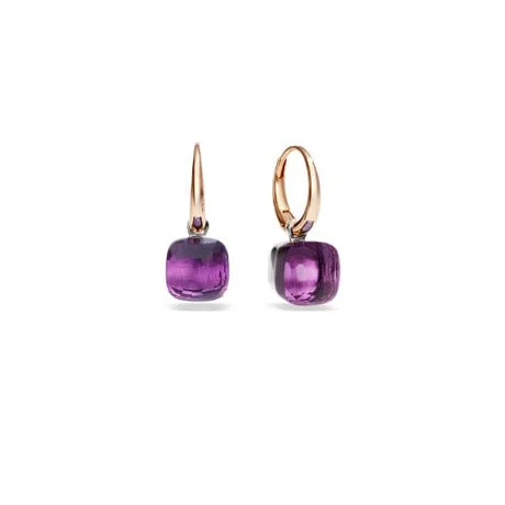 Nudo Petit Drop Earrings in Amethyst