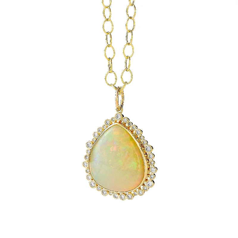 Cosmic Ethiopian Opal Pendant