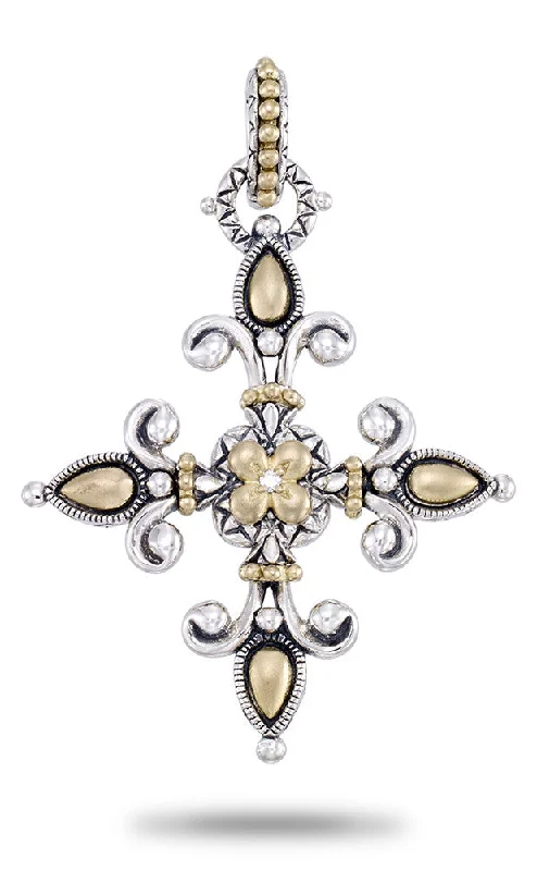 Fleur De Lis Cross – Diamond