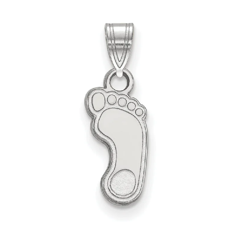 10k White Gold North Carolina Small Tar Heels Pendant