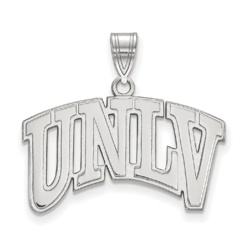 10k White Gold U. of Nevada Las Vegas Large Pendant