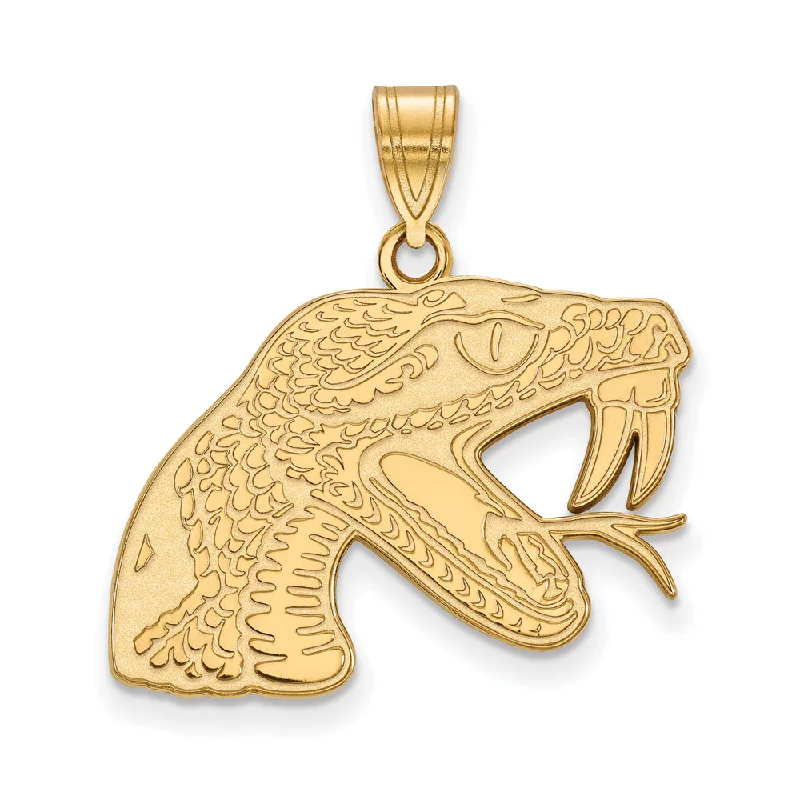 10k Yellow Gold Florida A&M U Large Pendant