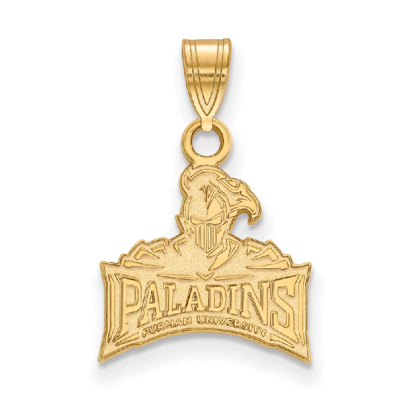 10k Yellow Gold Furman U Small Logo Pendant