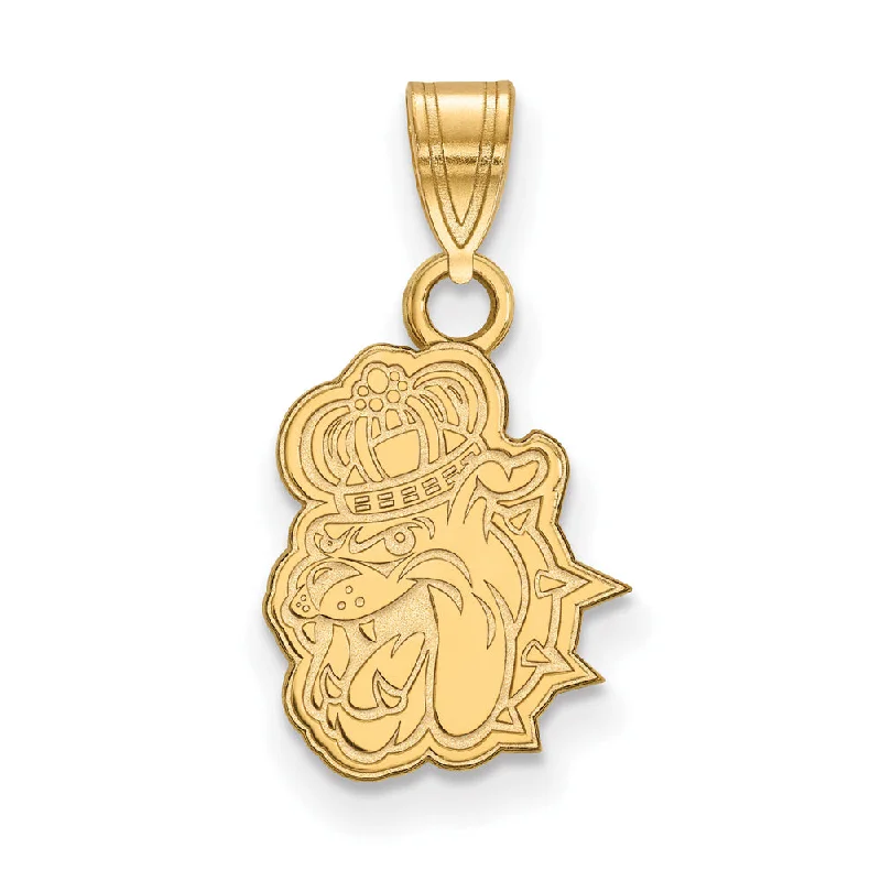 10k Yellow Gold James Madison U Small Mascot Pendant