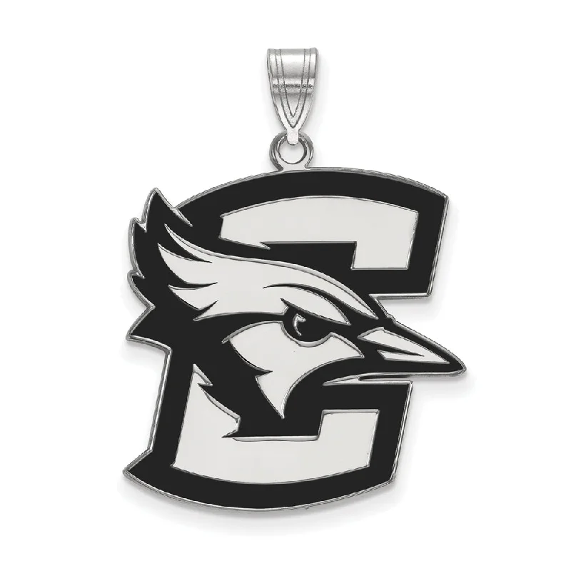 Sterling Silver Creighton U XL Enamel Pendant