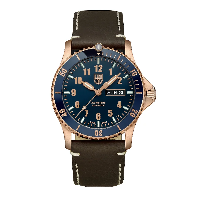 Jewelry Clearance – Final Chance To Save Big Luminox Limited Edition Automatic Sport Timer Series Bronze 0923.SET