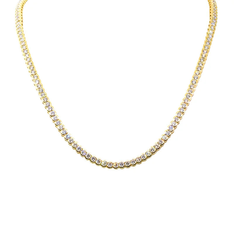 Limited-Stock Jewelry Clearance – Grab Your Favorites Now 18ct Yellow Gold 11.84ct Diamond Embrace Necklace