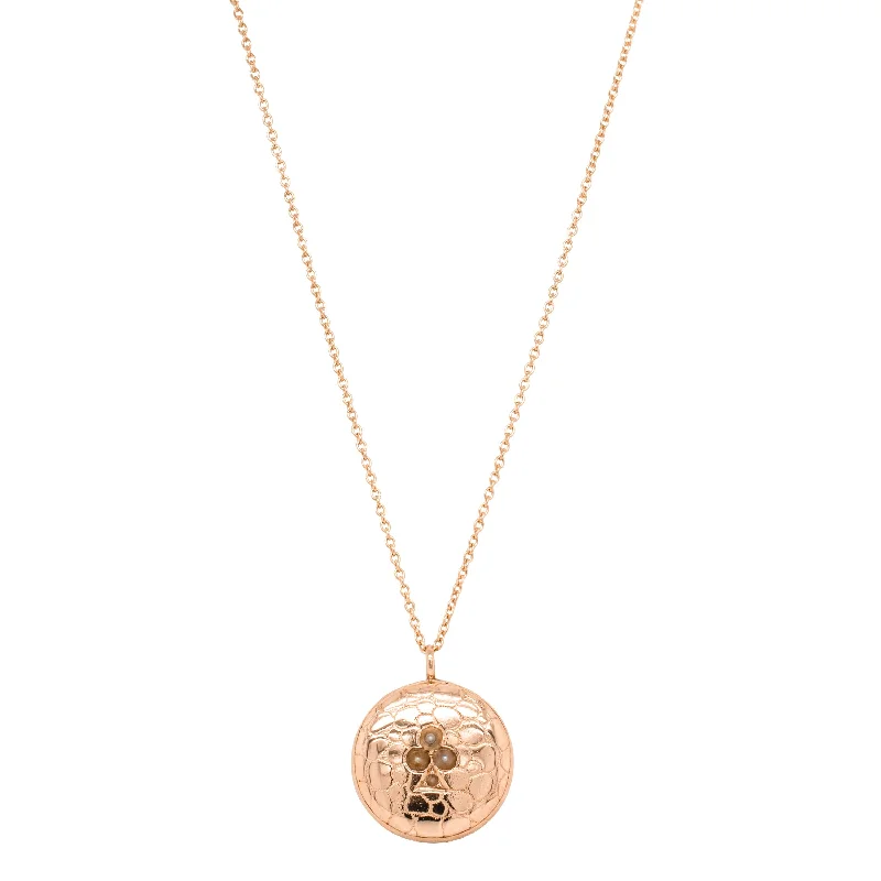 Flash Sale On Exquisite Jewelry – Don't Miss Out Deja Vu 14ct Rose Gold Club of Seed Pearls Pendant