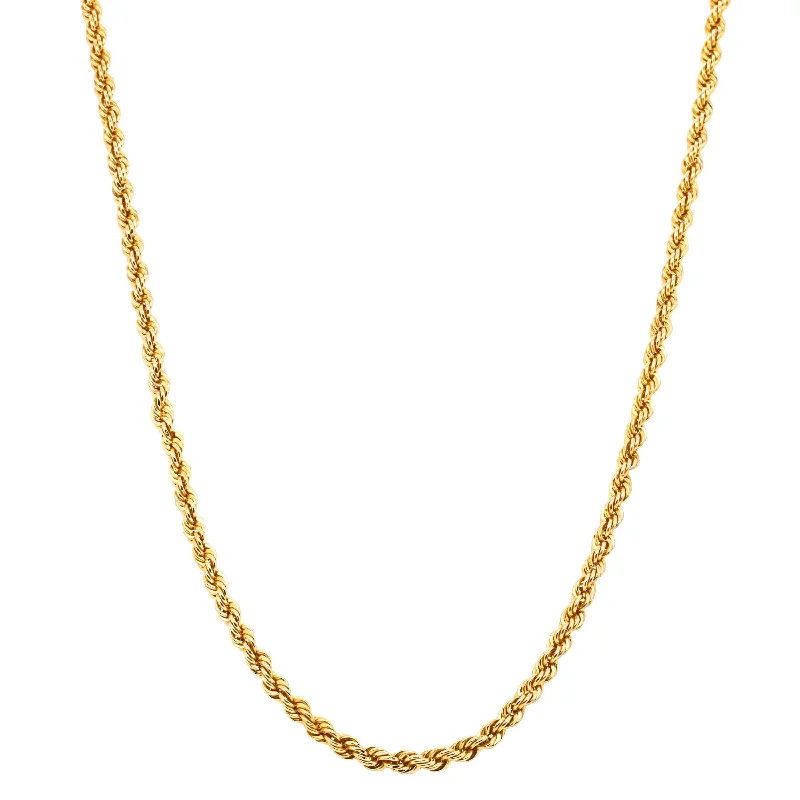 Timeless Jewelry At Special Discount Rates Deja Vu 21ct Yellow Gold Twist Link Chain