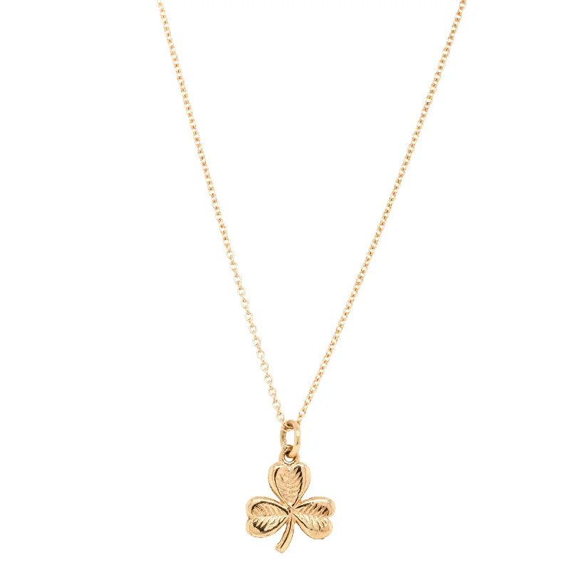 High-Quality Jewelry At A Fraction Of The Cost Deja Vu 9ct Yellow Gold Clover Necklace