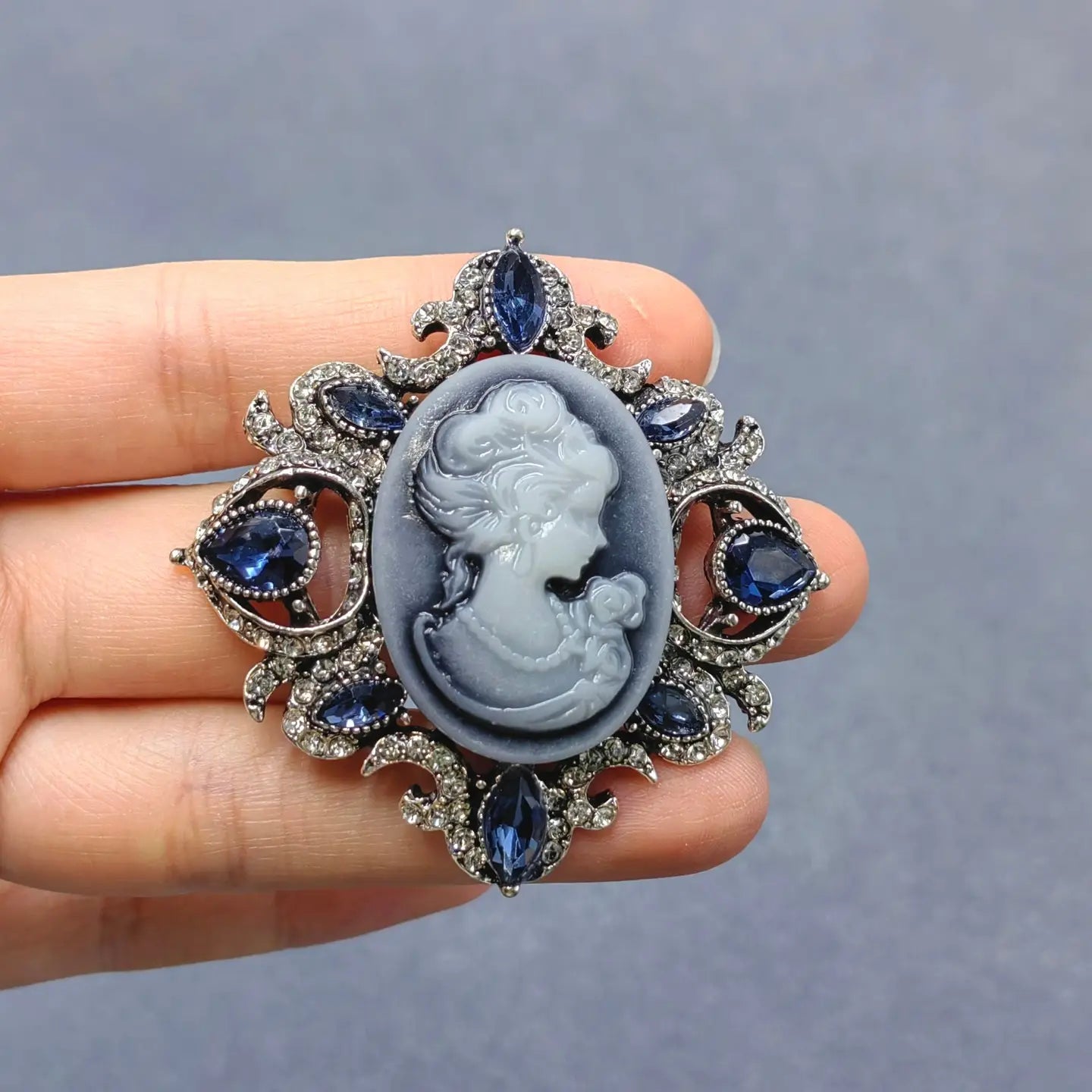 Elevate Your Jewelry Collection With Limited-Time Savings TL JMQ Cameo Brooch