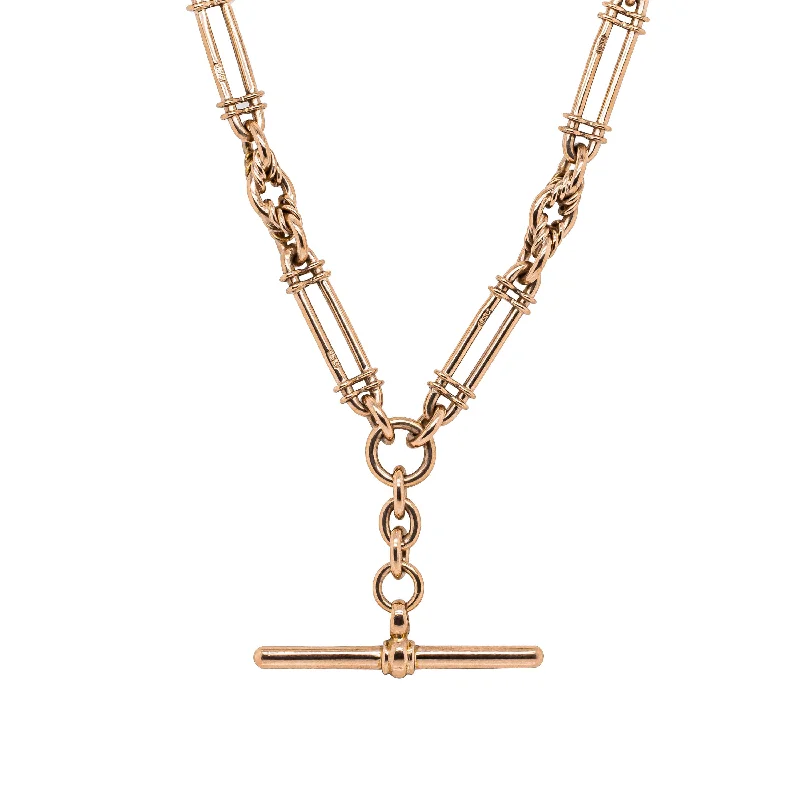 Luxury Jewelry Sale – Elegant Styles At Unbeatable Prices Vintage 15ct Rose Gold Prince of Wales Fob Necklace