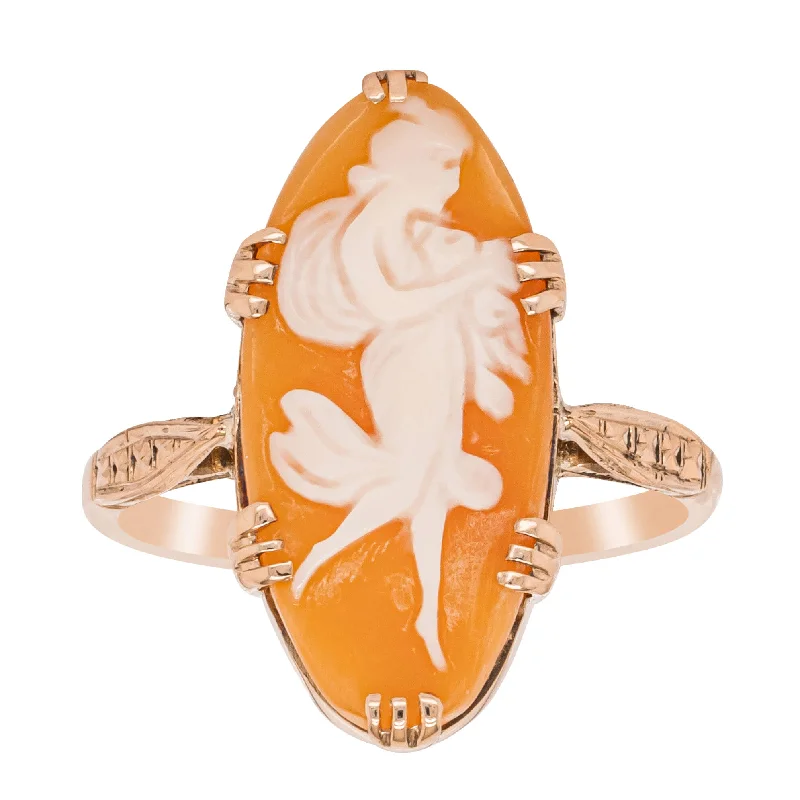 Shop Stylish Jewelry Now And Save Big Vintage 9ct Rose Gold Cameo Ring