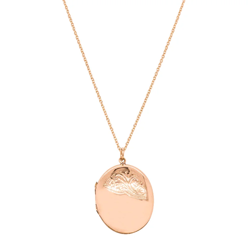 Discover Unique Jewelry With Special Limited-Time Offers Vintage 9ct Rose Gold Oval Locket